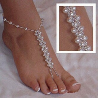 Pearl Barefoot Foot Jewelry Anklet