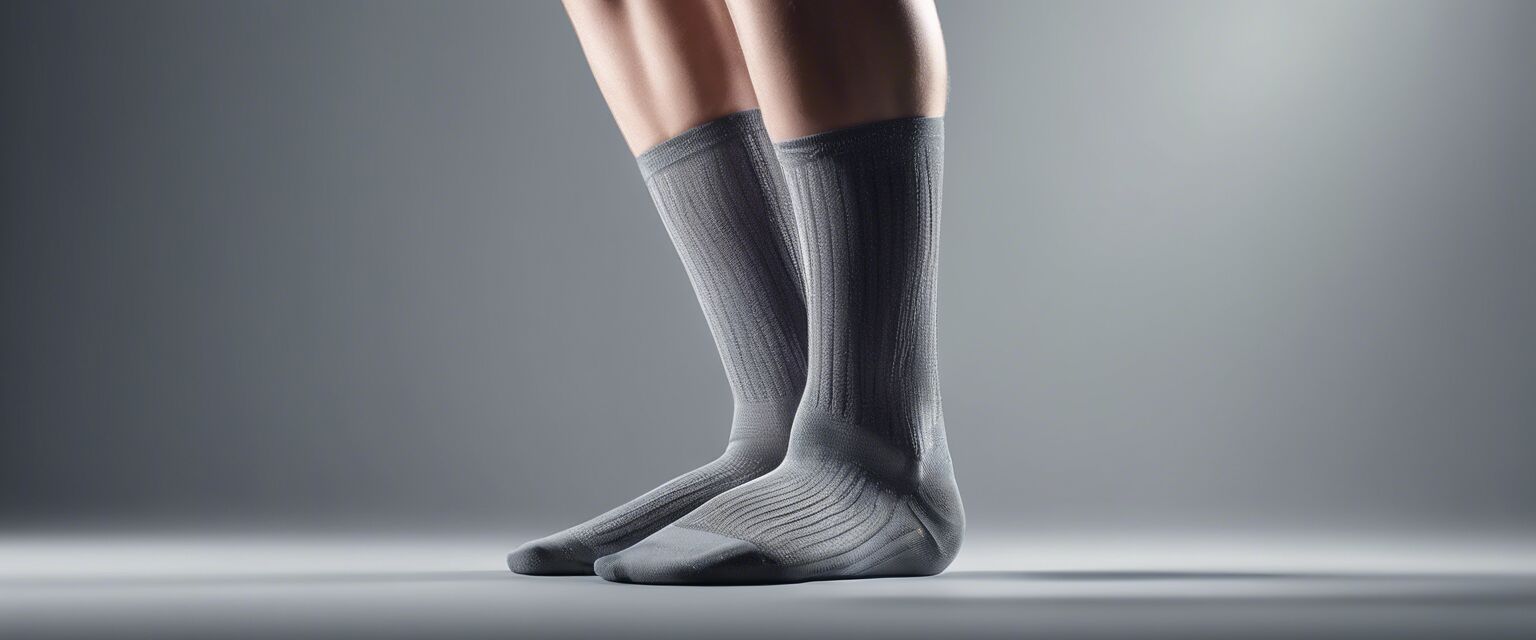 Compression athletic socks