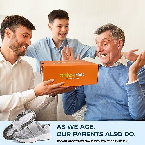 Ortho+rest Men Diabetic Walking Shoes