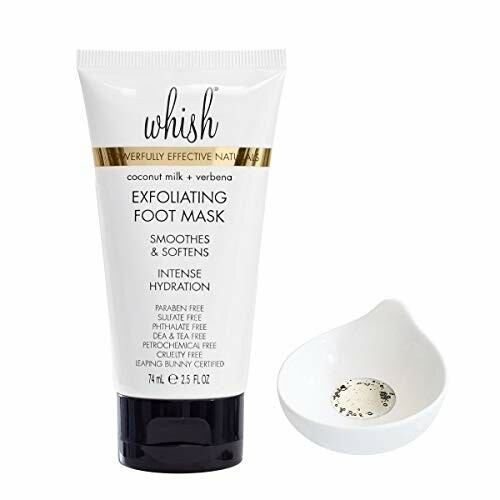 Whish Exfoliating Foot Mask with bowl.