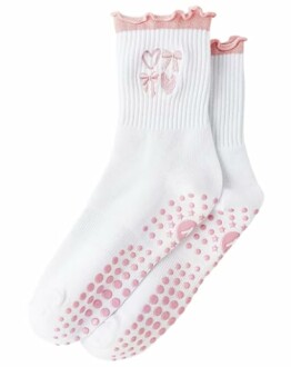 Yawlsow Cute Pilates Grip Socks